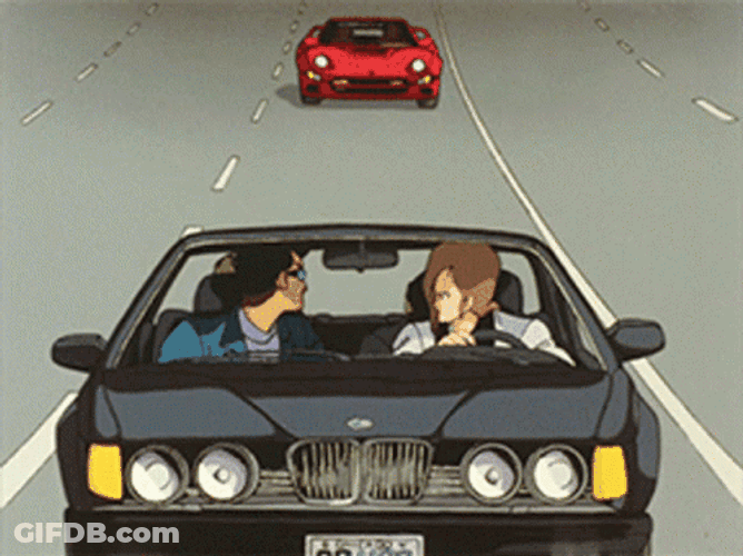 Anime Car GIF