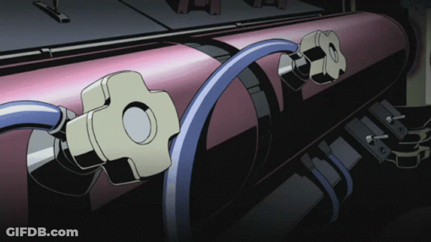 Anime Car Nitro Full Speed GIF