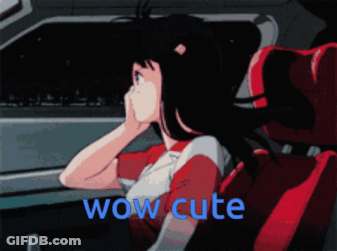Anime Car Wow Cute GIF