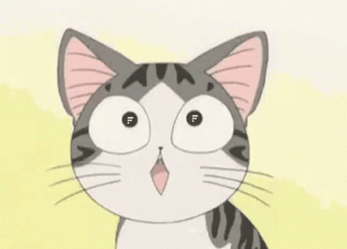 Anime Cat Chi Yamada Cute Big Eyes GIF