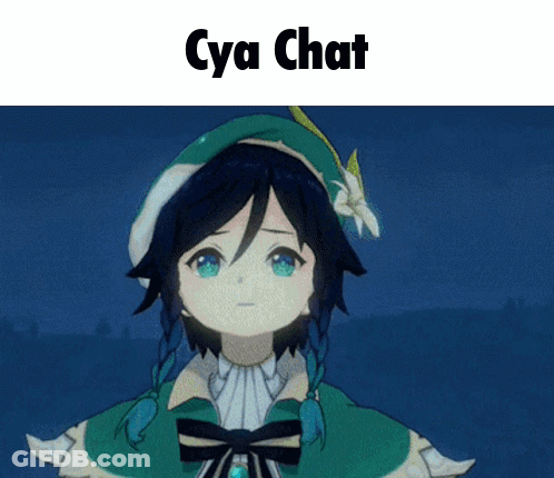 Anime Character Saying Cya Chat GIF