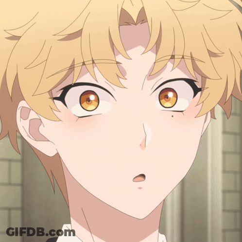 Anime Character Surprised Close Up GIF