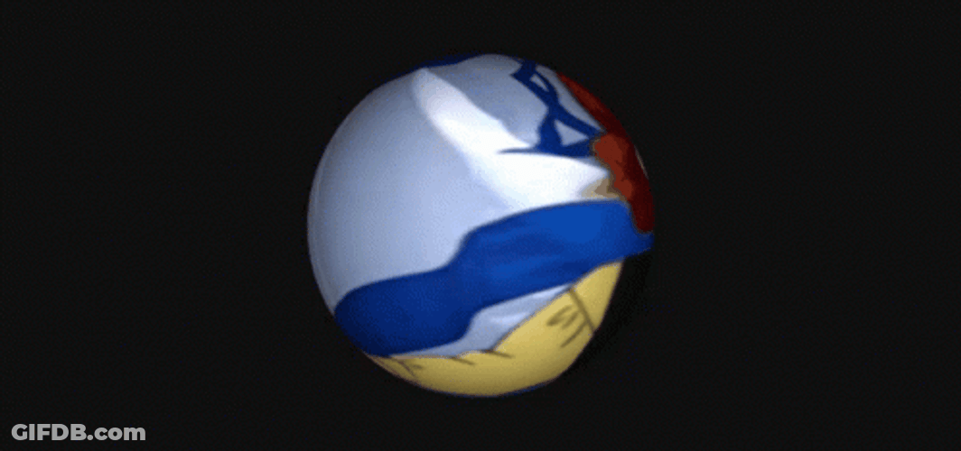 Anime Character Toy Globe GIF