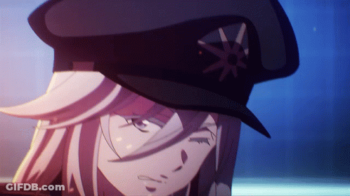 Anime Character Wearing Hat Close Up GIF