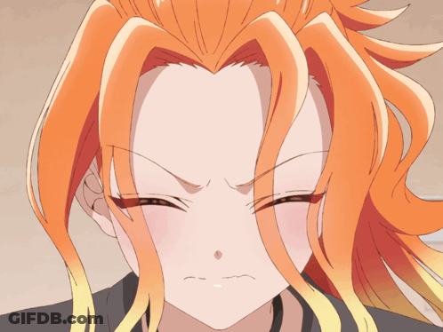 Anime Character With Orange Hair GIF
