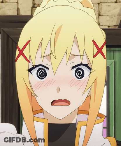 Anime Character With Swirl Eye Close Up GIF
