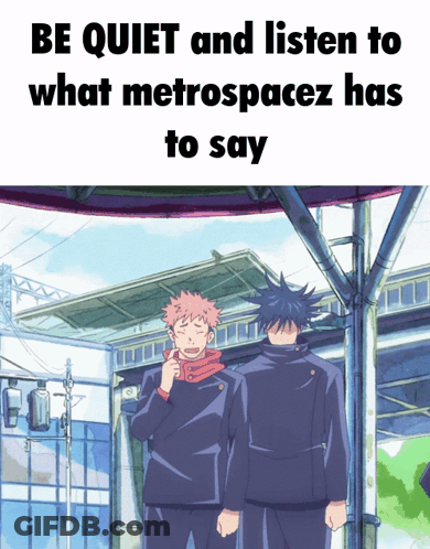 Anime Characters Be Quiet And Listen To What Metrospacez Has To S GIF