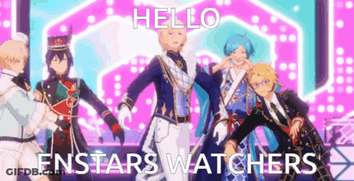 Anime Characters Dancing Hello Enstars Watchers GIF