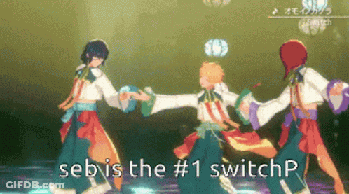 Anime Characters Dancing Seb #1 Switch P GIF