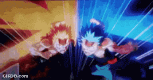 Anime Characters Fighting GIF