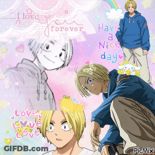 Anime Characters Have A Nice Day GIF