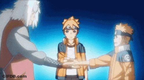 Anime Characters Holding Hands GIF
