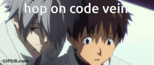 Anime Characters Hop On Code Vein GIF
