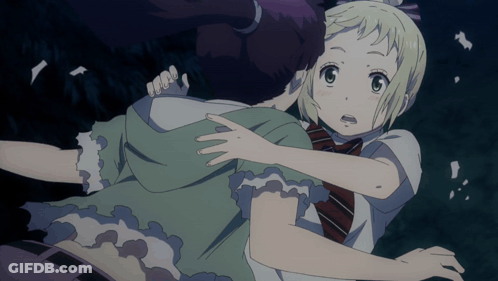 Anime Characters Hugging GIF