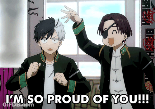 Anime Characters I'm So Proud Of You! GIF