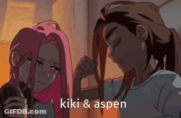 Anime Characters Kiki & Aspen GIF