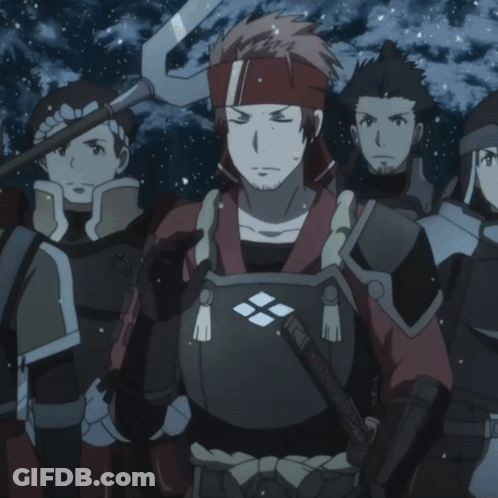 Anime Characters, One Holding Sword GIF