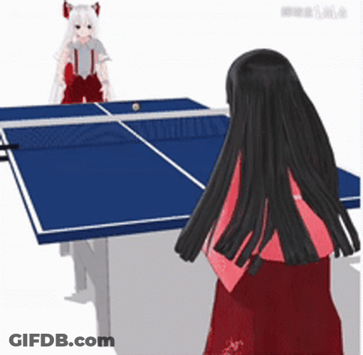 Anime Characters Ping Pong GIF