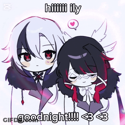 Anime Characters Saying Goodnight GIF