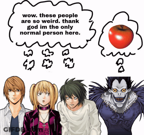 Anime Characters Saying Wow These People Are Weird GIF