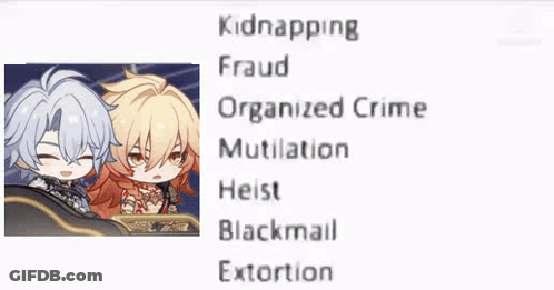 Anime Characters Sitting Next To Each Other GIF