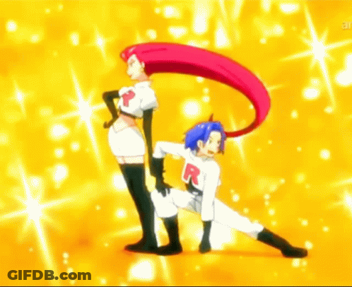 Anime Characters Standing Together GIF