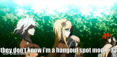 Anime Characters Standing Together Don't Know I'm A Hangout Spot Mod GIF