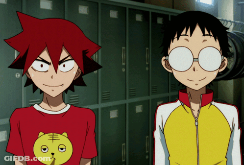Anime Characters Standing Together GIF