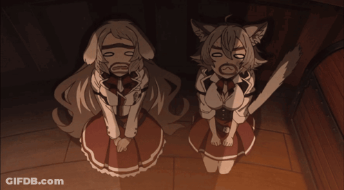 Anime Characters With Cat GIF