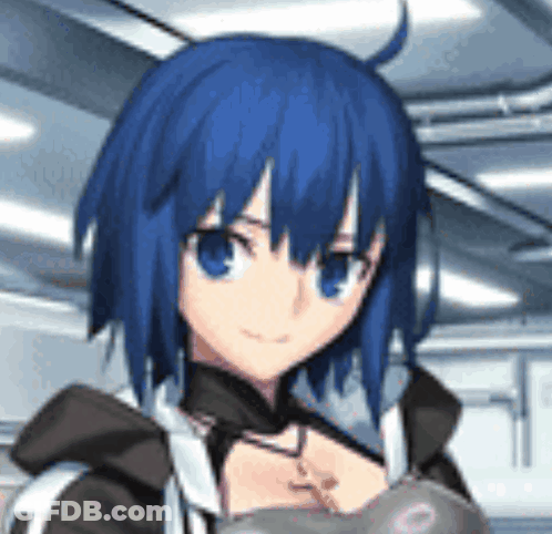 Anime Characters With Colorful Hair And Eyes GIF