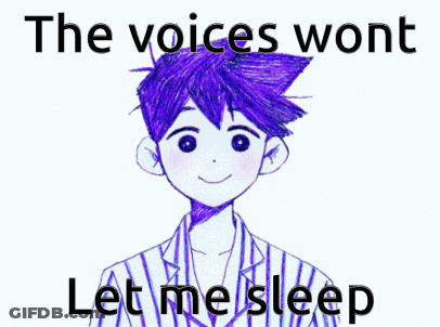 Anime Characters With Voices Won't Let Me Sleep GIF