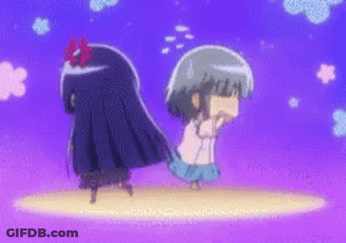 Anime Chase Chibi Cute Loop GIF