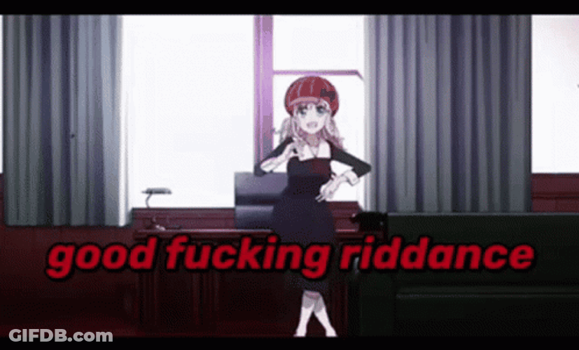 Anime Chika Dance Good Fucking Riddance GIF