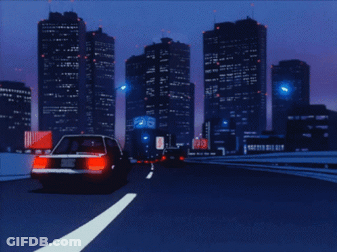 Anime City GIF