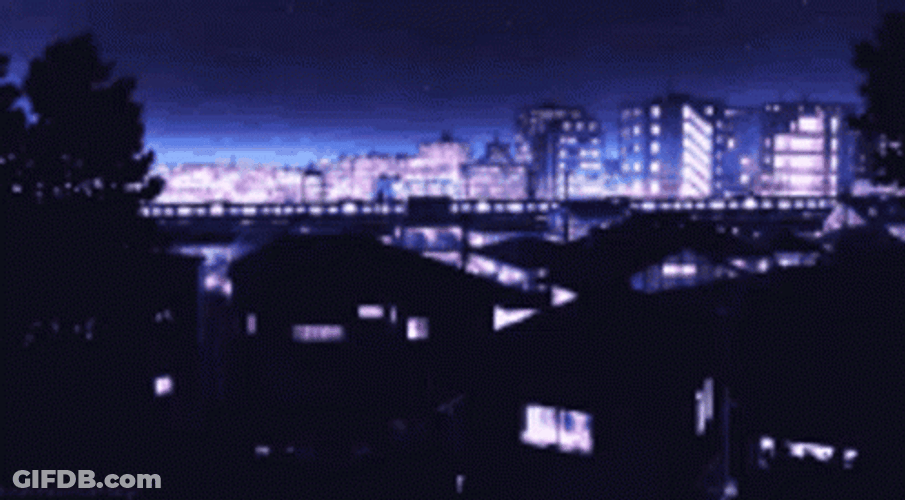 Anime City GIF