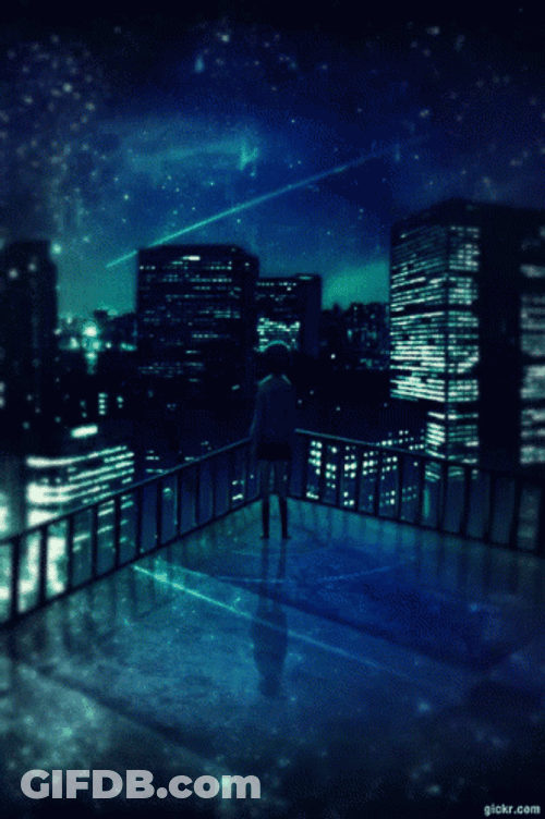Anime City GIF