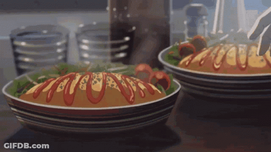 Anime Cooking Delicious Foods GIF