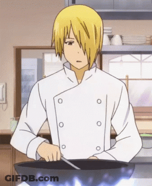 Anime Cooking Jun Sato Skill GIF