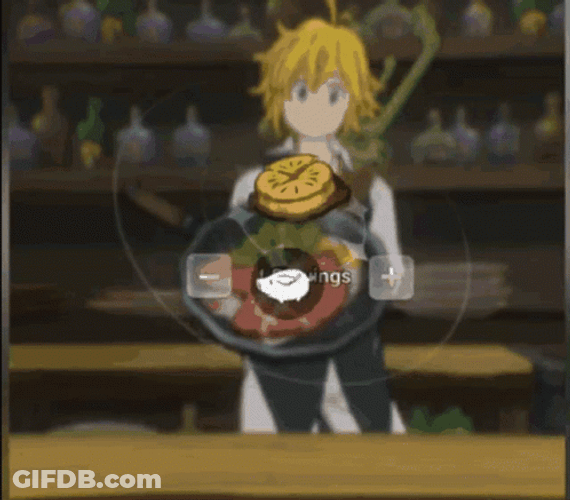 Anime Cooking Meliodas Preparing Meal GIF