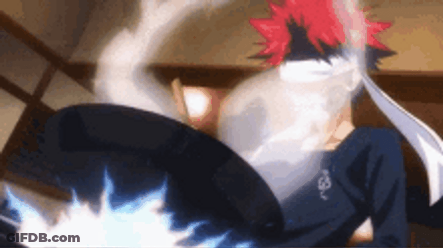Anime Cooking Soma Yukihira Food Wars GIF