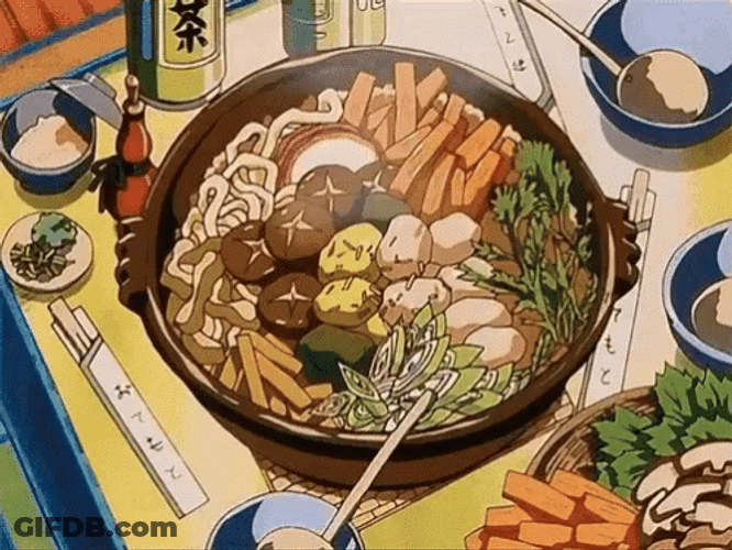 Anime Cooking Yummy Aesthetic Foods GIF