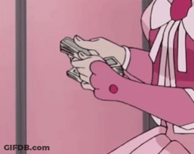 Anime Counting Money Cash Sailor Moon GIF