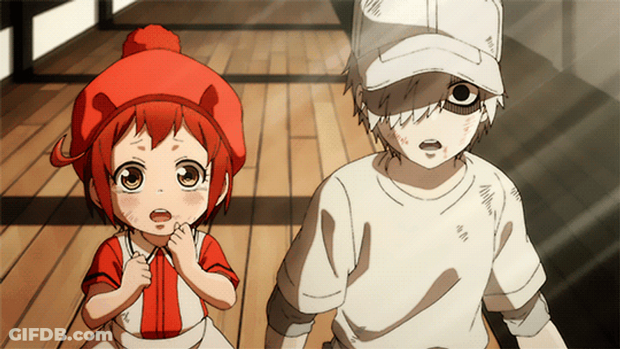Anime Couple Cells And Neutrophil Crying GIF