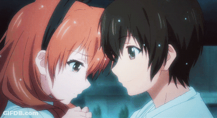 Anime Couple Golden Time GIF