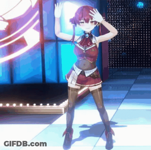 Anime Couple Holding Hands On Track GIF