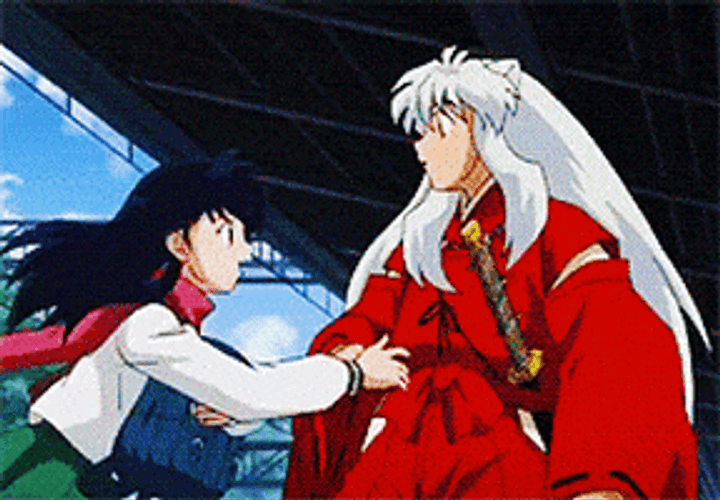 Anime Couple Inuyasha Kagome GIF