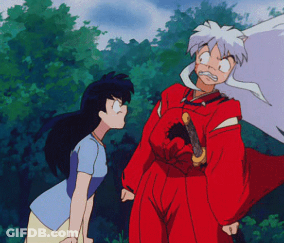 Anime Couple Inuyasha Kagome GIF