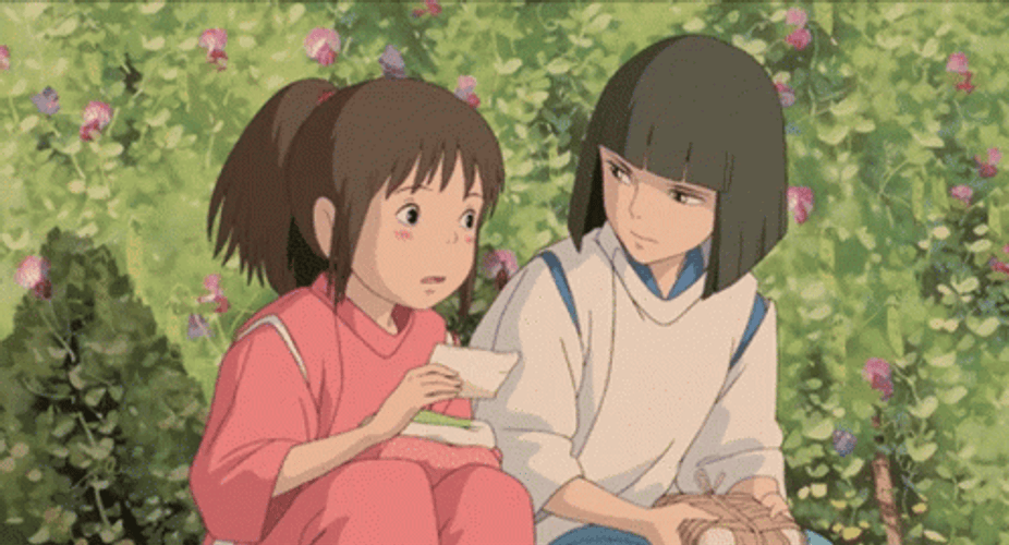 Anime Couple Spirited Away Chihiro Haku GIF