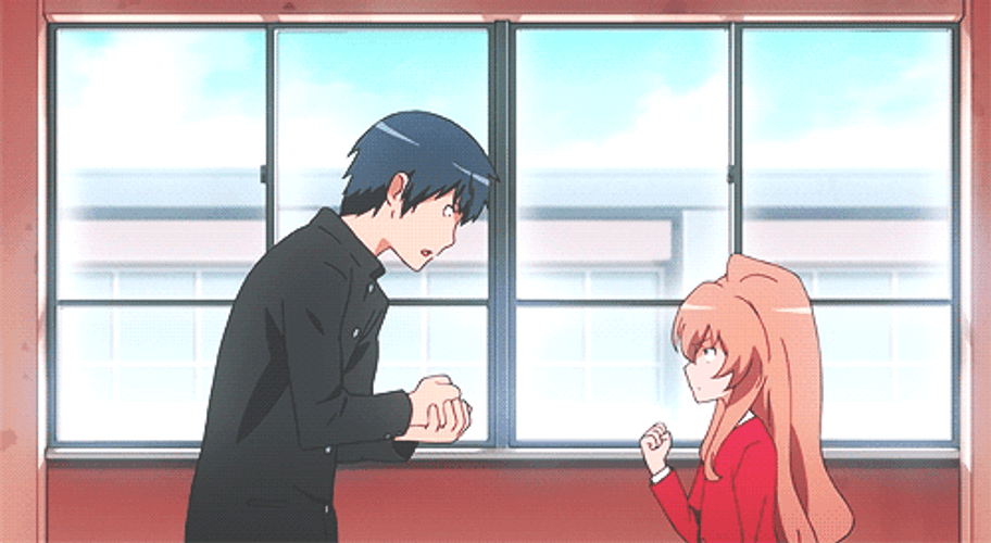 Anime Couple Toradora Taiga Ryuji GIF