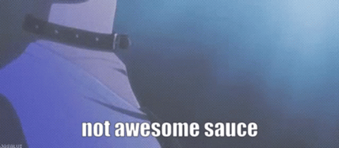 Anime Crying Not Awesome Sauce GIF